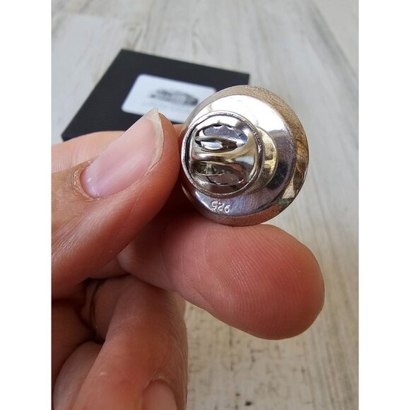 White House‎ eagle seal pin silver blue unique - Picture 5 of 5